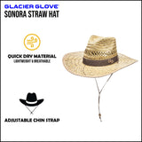 Glacier Glove Sonora Straw Hat