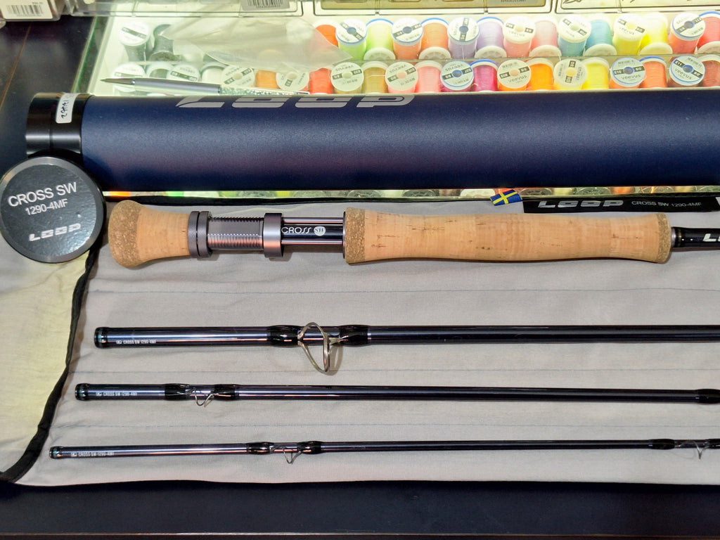 cross fly fishing rod Loop Cross SW 1290-4MF Fly Rod – Another Fly Story
