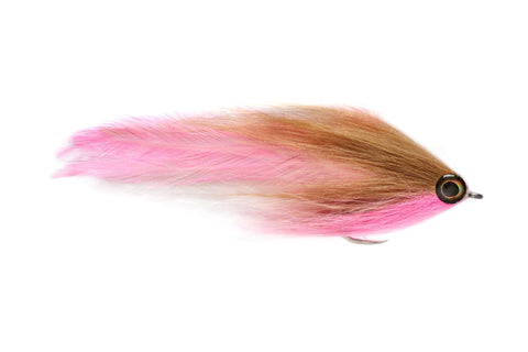 Two Tone Brushy Tan & Pink Flies