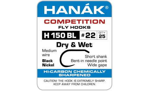 Hanak H150BL Dry & Wet Fly Hooks