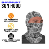 Glacier Glove Gray Camo Sun Hood