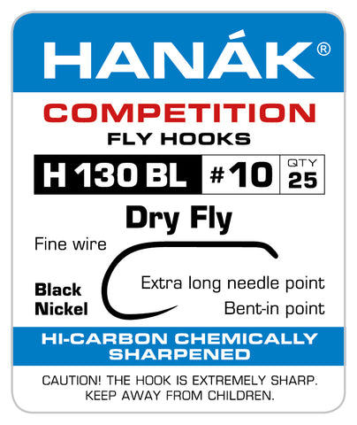 Hanak H130BL Dry Fly Hooks