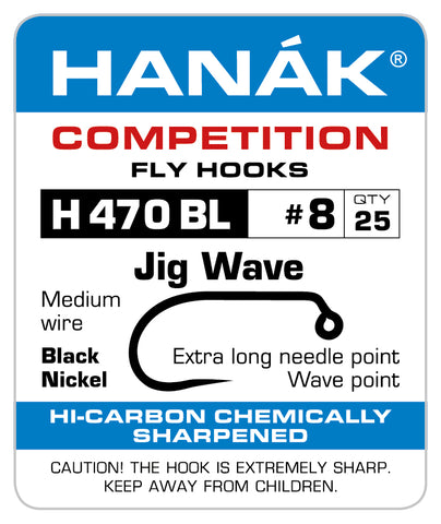 Hanak H470BL Jigwave Fly Hooks