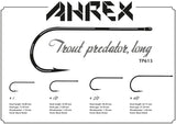 Ahrex TP615 Trout Predator Long Fly Hooks