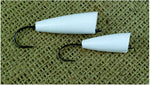 Wapsi Hard Foam Saltwater Poppers with Hooks